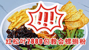 红松叶2880包教会螺蛳粉，可以带一个人过来一起学习