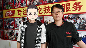 广西帅哥报名学汤粉和牛腩粉